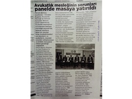 "Dünden Bugüne Avukatlık Mesleği ve Güncel Sorunlar" Paneli Yapıldı