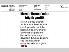 BASINDA BAROMUZ (Duruşma Bekleme ve Kaçırma Sorunu Tarih Oluyor)