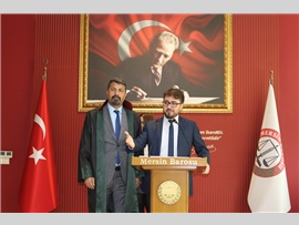 İKİ GENÇ AVUKATIMIZ YEMİN EDİP CÜBBE GİYDİ