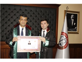 12 STAJYER AVUKATIMIZ, AVUKATLIK RUHSATNAMESİNİ ALDI