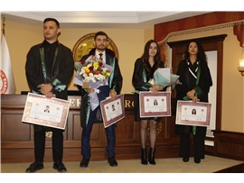 12 STAJYER AVUKATIMIZ, AVUKATLIK RUHSATNAMESİNİ ALDI