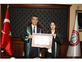 12 STAJYER AVUKATIMIZ, AVUKATLIK RUHSATNAMESİNİ ALDI