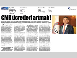BASINDA BAROMUZ ( Baro Bşk. Er: "CMK Ücretleri Artırılmalı"