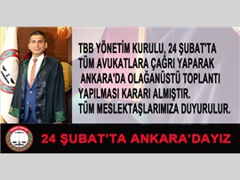 TBB YÖNETİM KURULU OLAĞANÜSTÜ TOPLANTISI HAKKINDA