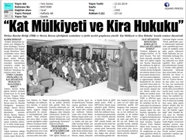BASINDA BAROMUZ (Kat Mülkiyeti Semineri)