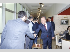 CHP MERSİN BÜYÜKŞEHİR BELEDİYE BAŞKAN ADAYI VAHAP SEÇER BAROMUZU ZİYARET ETTİ