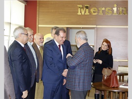 CHP MERSİN BÜYÜKŞEHİR BELEDİYE BAŞKAN ADAYI VAHAP SEÇER BAROMUZU ZİYARET ETTİ