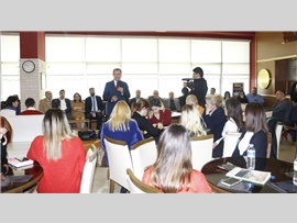 CHP MERSİN BÜYÜKŞEHİR BELEDİYE BAŞKAN ADAYI VAHAP SEÇER BAROMUZU ZİYARET ETTİ