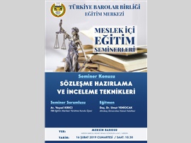 MESLEK İÇİ EĞİTİM SEMİNERİ