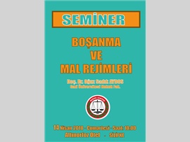 ANAMUR VE SİLİFKE'DE 'BOŞANMA VE MAL REJİMİ' KONULU SEMİNER