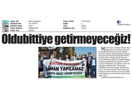 Mersin Barosu ve MERÇED, ATATÜRK Parkı'nı yutan davaya müdahale talebinde bulundu