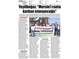 Mersin Barosu ve MERÇED, ATATÜRK Parkı'nı yutan davaya müdahale talebinde bulundu