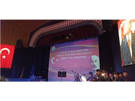 MİLLİ ŞAİRİMİZ MEHMET AKİF ERSOY’U ANDIK