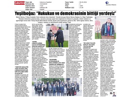 5 Nisan Avukatlar Günü Töreni