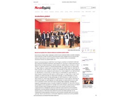 Meslekte Onur Plaket Töreni