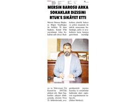 Mersin Barosu Arka Sokaklar Dizisi'ni RTÜK'e şikayet etti