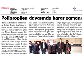 Baromuzun Liman ve Polipropilen Tesisi  mücadelesi