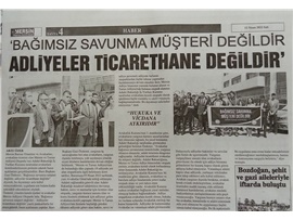 Otoparkın avukatlara ücretli olması protesto edildi