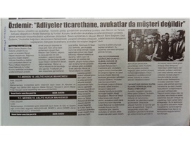 Otoparkın avukatlara ücretli olması protesto edildi