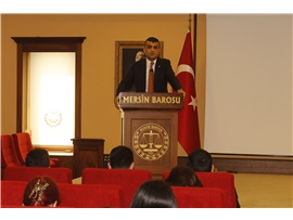 MERSİN BAROSU 2022-2023 YILI STAJ EĞİTİMİ İKİNCİ DÖNEM AÇILIŞI YAPILDI