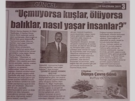 BASINDA BAROMUZ (Dünya Çevre Günü Mesajı)