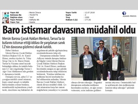 BASINDA BAROMUZ (ÇHM İstismar Davasına Müdahil Oldu)