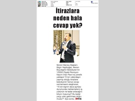 BASINDA BAROMUZ (Barodan İmar Planına Tepki)