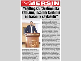 BASINDA BAROMUZ (Srebrestina Katliamı Kınama)