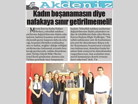 BASINDA BAROMUZ (Süreli Nafaka- İmza Kampanyası)