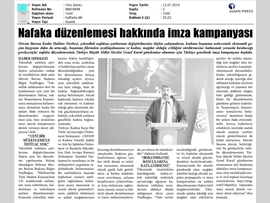 BASINDA BAROMUZ (Süreli Nafaka- İmza Kampanyası)