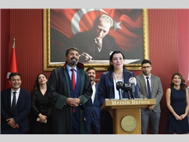 MERSİN BAROSU’NDA RUHSAT HEYECANI