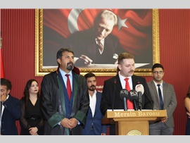 MERSİN BAROSU’NDA RUHSAT HEYECANI