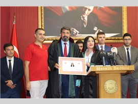 MERSİN BAROSU’NDA RUHSAT HEYECANI