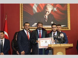 MERSİN BAROSU’NDA RUHSAT HEYECANI