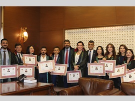 MERSİN BAROSU’NDA RUHSAT HEYECANI