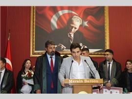 MERSİN BAROSU’NDA RUHSAT HEYECANI
