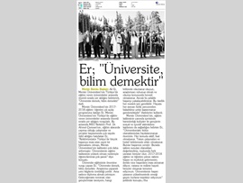 BASINDA BAROMUZ (Başkanımız Mersin Üniversitesi'nin 2017-2018 Eğitim-Öğretim Yılı Açılış Programına Katıldı)