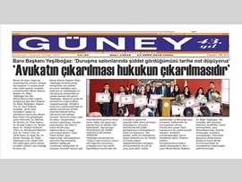 BASINDA BAROMUZ (Mahkeme Salonlarında Şiddet Görüyoruz, Tutuklanıyoruz)