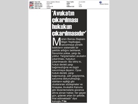 BASINDA BAROMUZ (Mahkeme Salonlarında Şiddet Görüyoruz, Tutuklanıyoruz)