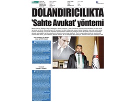 (BASINDA BAROMUZ)BAŞKANIMIZ YEŞİLBOĞAZ SAHTE AVUKATA KARŞI UYARDI