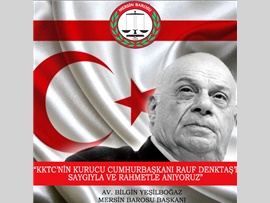 RAUF DENKTAŞ ANMA MESAJI