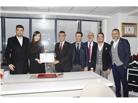 MESLEKTAŞIMIZIN OFİS AÇILIŞINA KATILDIK