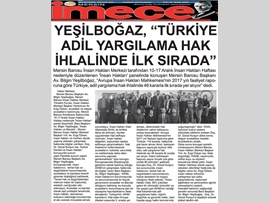 BASINDA BAROMUZ (Mersin Barosu İnsan Hakları Paneli Düzenledi)