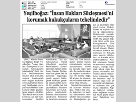 BASINDA BAROMUZ (AİHM Topu Türk Hukukçularına Attı)