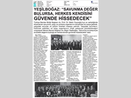 BASINDA BAROMUZ (Savunma, Yargı ve Yürütme Yemekte Buluştu)