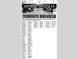 BASINDA BAROMUZ (Savunma, Yargı ve Yürütme Yemekte Buluştu)
