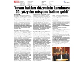Dünya İnsan Hakları Günü açıklama