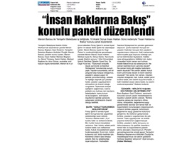 İnsan Haklarına Bakış Paneli yapıldı