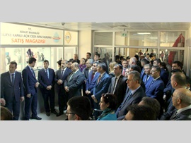 Başkanımız Silifke Kapalı-Açık Ceza İnfaz kurumu satış mağazasının açılışına katıldı.