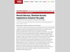 BASINDA BAROMUZ (Baro Başkanımız Yönetim Kurulu Toplantısını Anamur'da Yaptı)